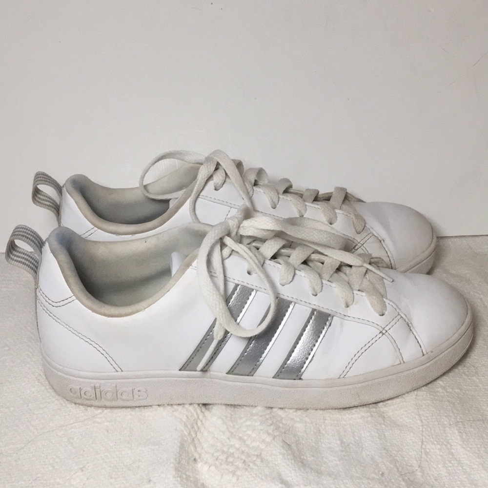 Adidas Performance Womens Vs Advantage sneaker white with silver